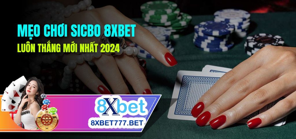 Bàn cờ Sicbo với các con xúc xắc trên nền màu đỏ