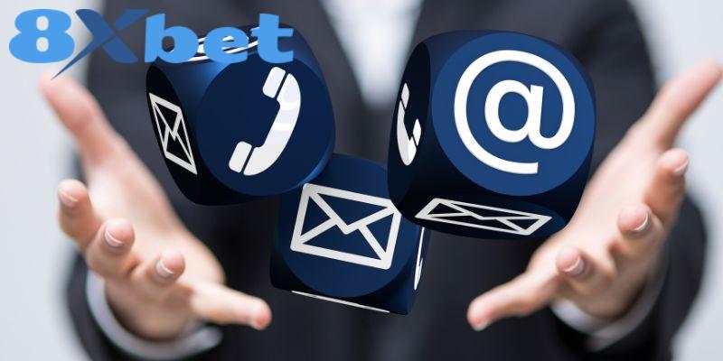 Đa dạng kênh để liên hệ 8xbet
