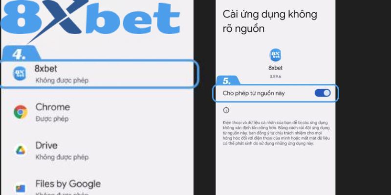 Hoàn tất cài đặt bằng cách cho phép truy cập